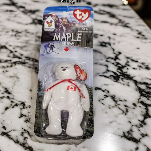 Maple the bear beanie baby W/ Tag ERRORS McDonalds Beanie Baby MAPLE THE BEAR
